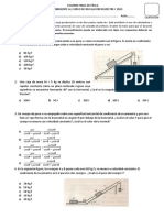 Examen de Fisica Pre