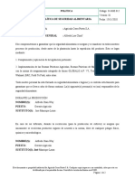 O-GGE.012 Política de Seguridad Alimentaria - V1