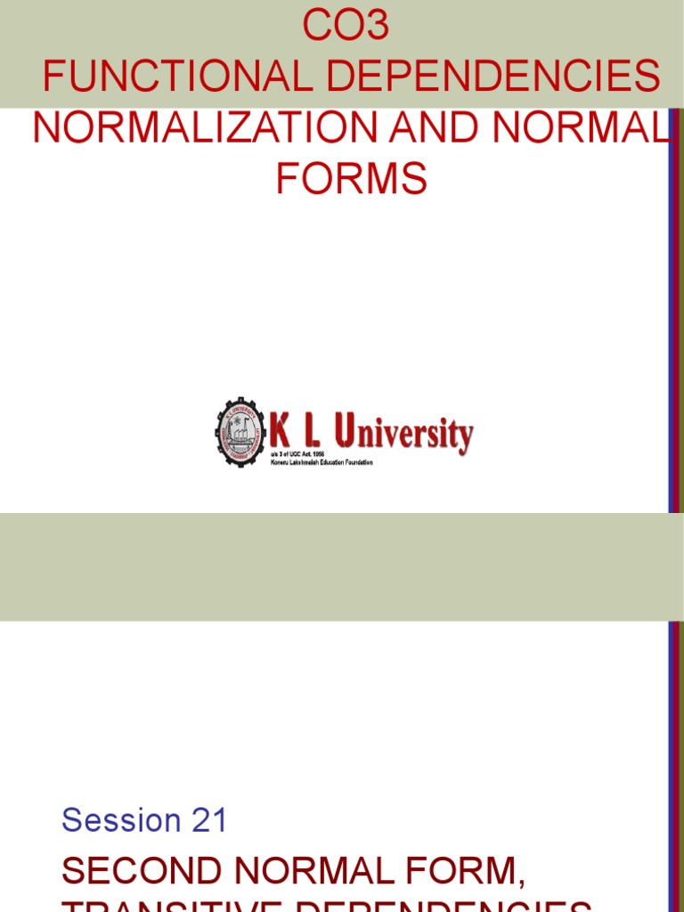 Understanding Normal Forms in Database Design | PDF | Information ...