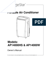 Portable Air Conditioner: Owner's Manual
