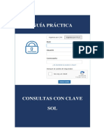 Consultas Con Clave SOL