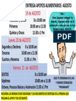 Sexta Entrega de Apoyos Alimentarios PDF