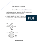 A 741 OPERATIONAL AMPLIFIER