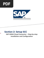 Section 2: Setup SCC: SAP HANA Cloud Connector - Step-By-Step Installation and Configuration