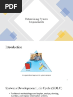 Determining System Requirements