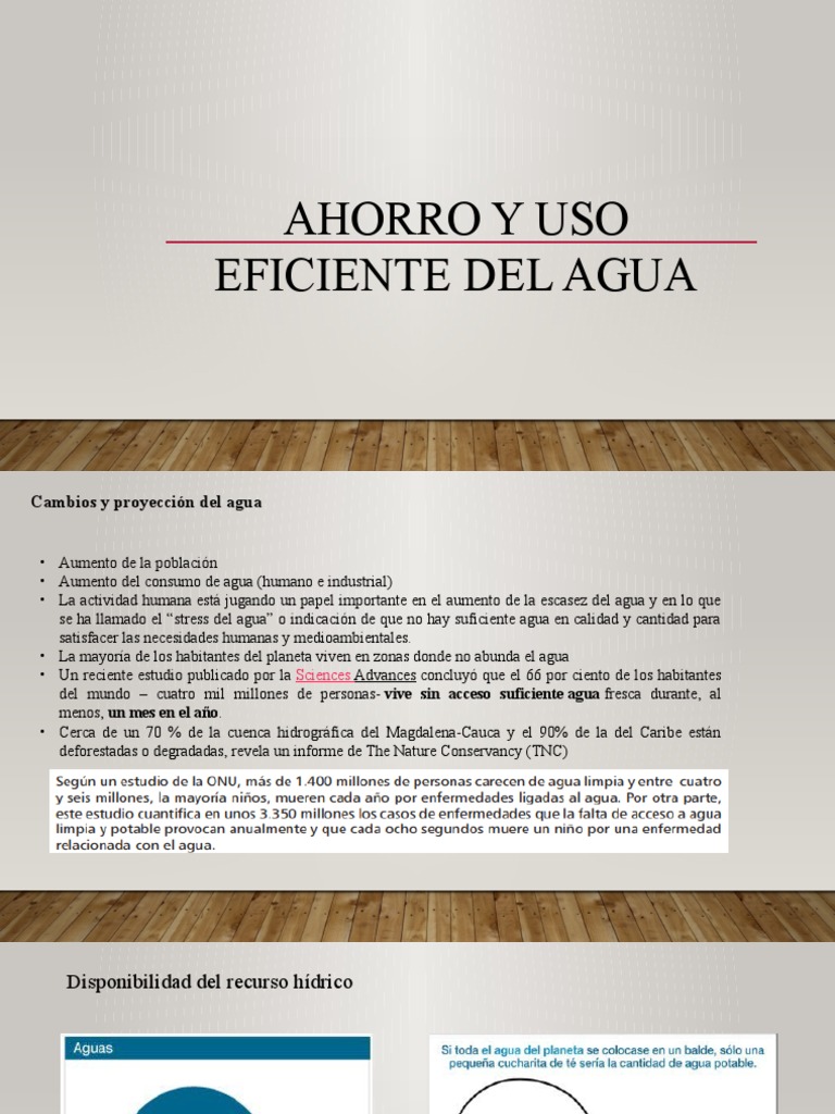 Ahorro y Uso Eficiente del Agua | PDF | Energía renovable | Agua