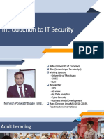 Introduction To IT Security