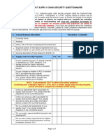 Abbott C-TPAT Supply Chain Security Questionnaire