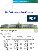 The Backpropagation Algorithm: Indian Institute of Technology Roorkee