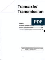 Hyundai Santa Fe 2000 Workshop Manual - Transaxle, Transmission PDF