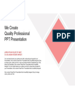 We Create Quality Professional PPT Presentation: Lorem Ipsum Dolor Sit Amet, Cu Usu Agam Integre Impedit
