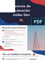 Licencia de Evaluación Midas Gen PDF