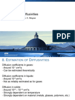 Mass Transfer - Estimation of Diffusivities