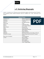 Charles F. Kettering Biography: Quick Facts