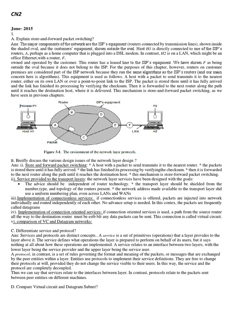 Cn 2 Pdf Transmission Control Protocol Virtual Private Network