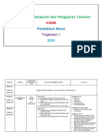 RPT 2020 Pendidikan Moral Tingkatan 1 KSSM