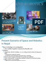 Space and Robotics in Nepal: Bomb Disposal Robot (GBS and Team) For N A Ginger A Waiter Robot by Paaila Technology