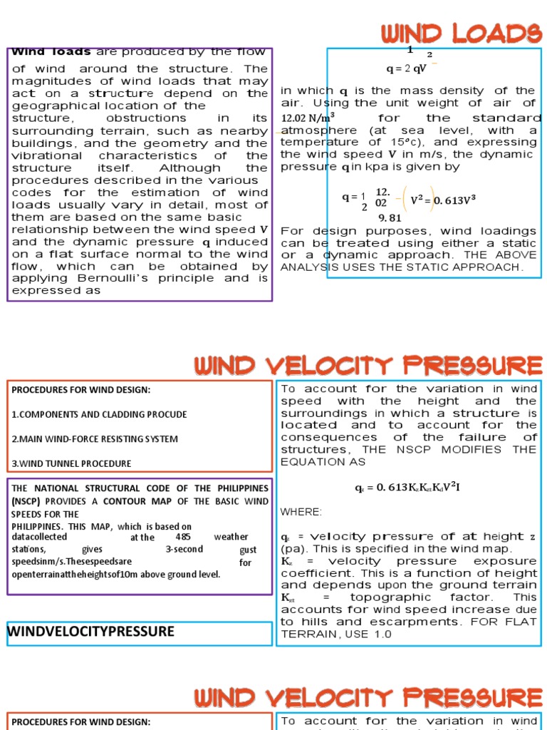 Understanding Wind Load Calculations | PDF | Wound | Pressure