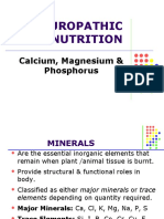 Naturopathic Nutrition: Calcium, Magnesium & Phosphorus