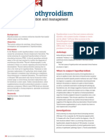 2012 So Hypothyroidism Investigation and Management PDF
