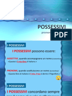 POSSESSIVI