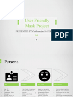 User Friendly Mask Project: PRESENTED BY Chitharanjan S - PGP/23/080