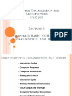 Lecture 5 - Chapter 5 - BASIC COMPUTER ORGANIZATION AND DESIGN - Updated