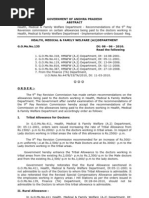 G O Ms No 296 A.P Allowances | PDF