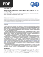 SPE-172381-MS Modeling Crude Oil Production Outlook: A Case Study of The Oil and Gas Industry in Nigeria