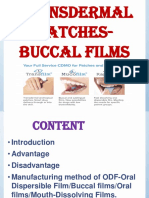 Methods To Prepare TDDS-oral Films