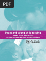 Infant and Young Child Feeding: Model Chapter For Textbooks For Medical Students and Allied Health Professionals