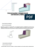 2.tipos de Muros y Elementos de Contencion Lateral Fases Tipicas de Diseno