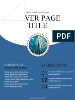 Report Cover Page Design - 1