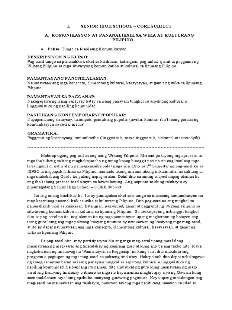 Senior High School | PDF