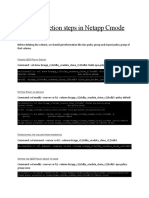 Volume Deletion Steps in Netapp Cmode: F Qos P G