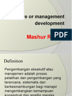 Executive and management Develompent