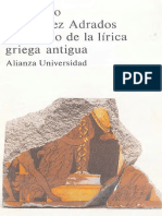 Rodriguez Adrados - El Mundo De La Lirica Griega Antigua.pdf