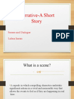 Narrative-A Short Story: Scenes and Dialogue Lubna Imran