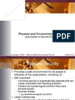 Physical and Environmental Security: (Sub-Domain of Security Engineering)