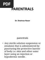 PARENTRALS