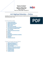 ALS Digitized Modules - Online: Communication Skills