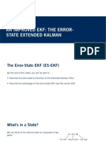 Module 2 Lesson 4: An Improved Ekf: The Error-State Extended Kalman