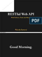 Restful Web Api: With Python, Flask and Mongo