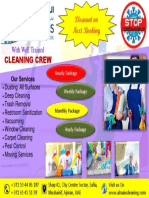 Cleaning Crew: Discount On Next Booking
