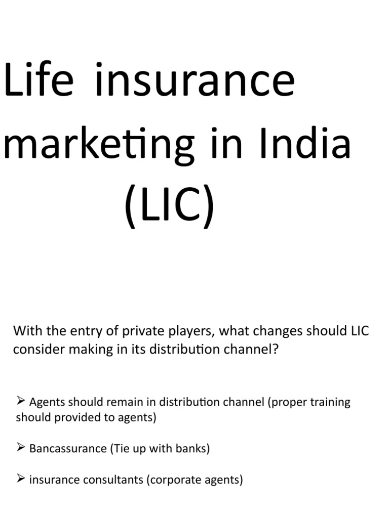 LIC's Multi-Channel Distribution Strategy | PDF | Business | Finance ...