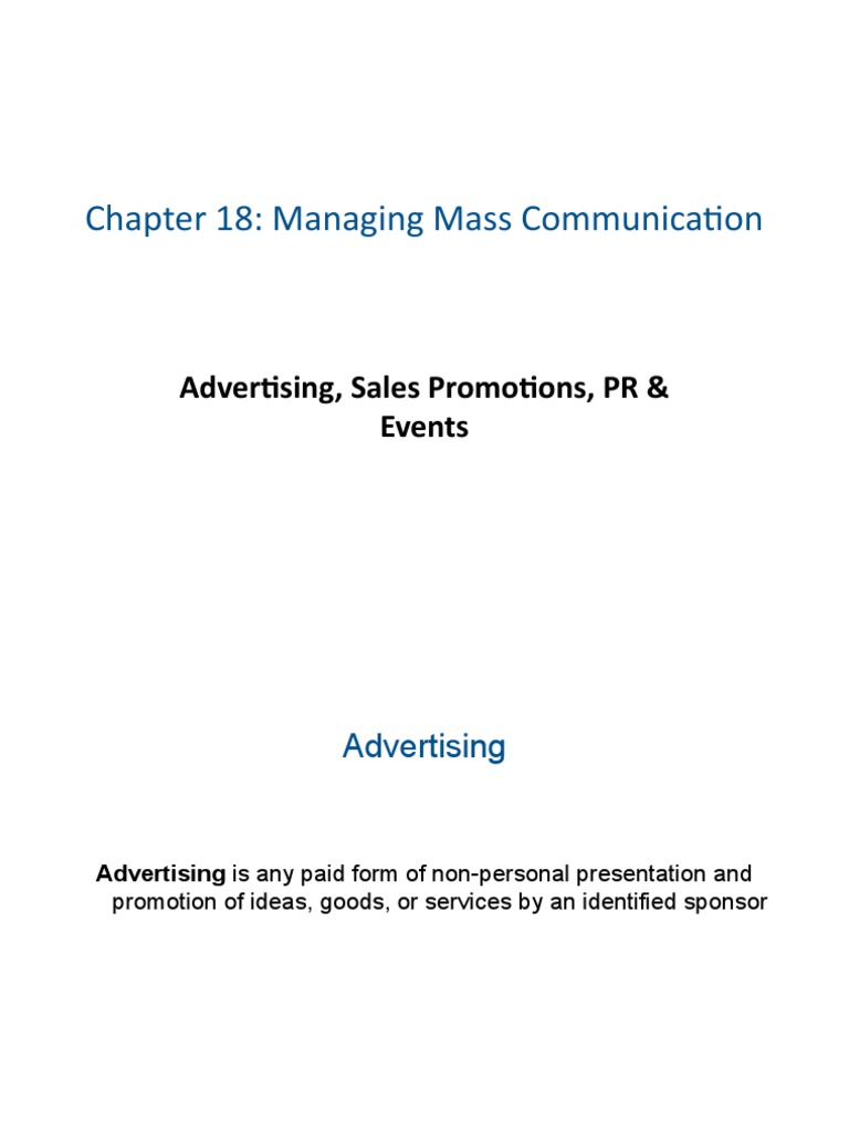 Advertising and Sales Promotion Strategies | PDF | Direct Marketing ...