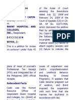 Cadiz V Brent Hospital and Colleges Inc (Art 1)