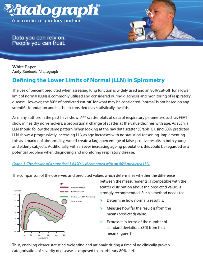 Reevaluating LLN in Spirometry | PDF | Reference Range | Clinical Medicine