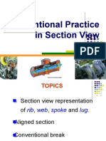 Conventions in Sections