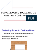 How to Draw Geometric Shapes Using Drafting Tools